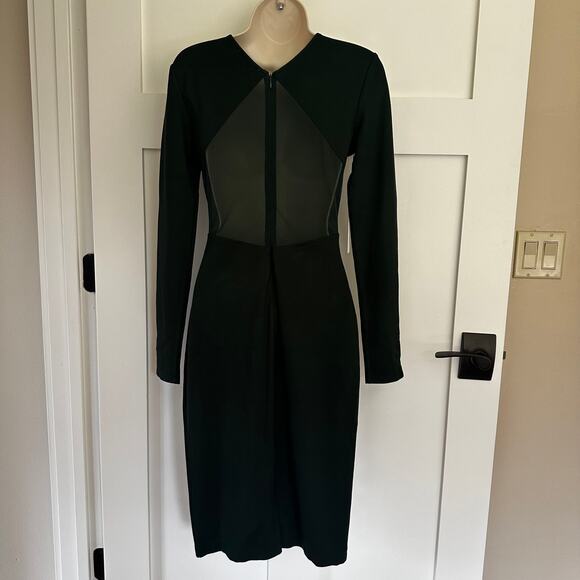 NEW Aritzia Babaton Fluoresce Dress in Scarab Bodycon Mesh Cut Out Party Event 2 - Picture 6 of 16